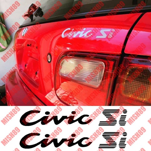 Honda civic hatchback - honda, decal